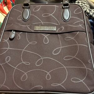Elegant Brown Travel Bag by Barbara Barry Hartmann